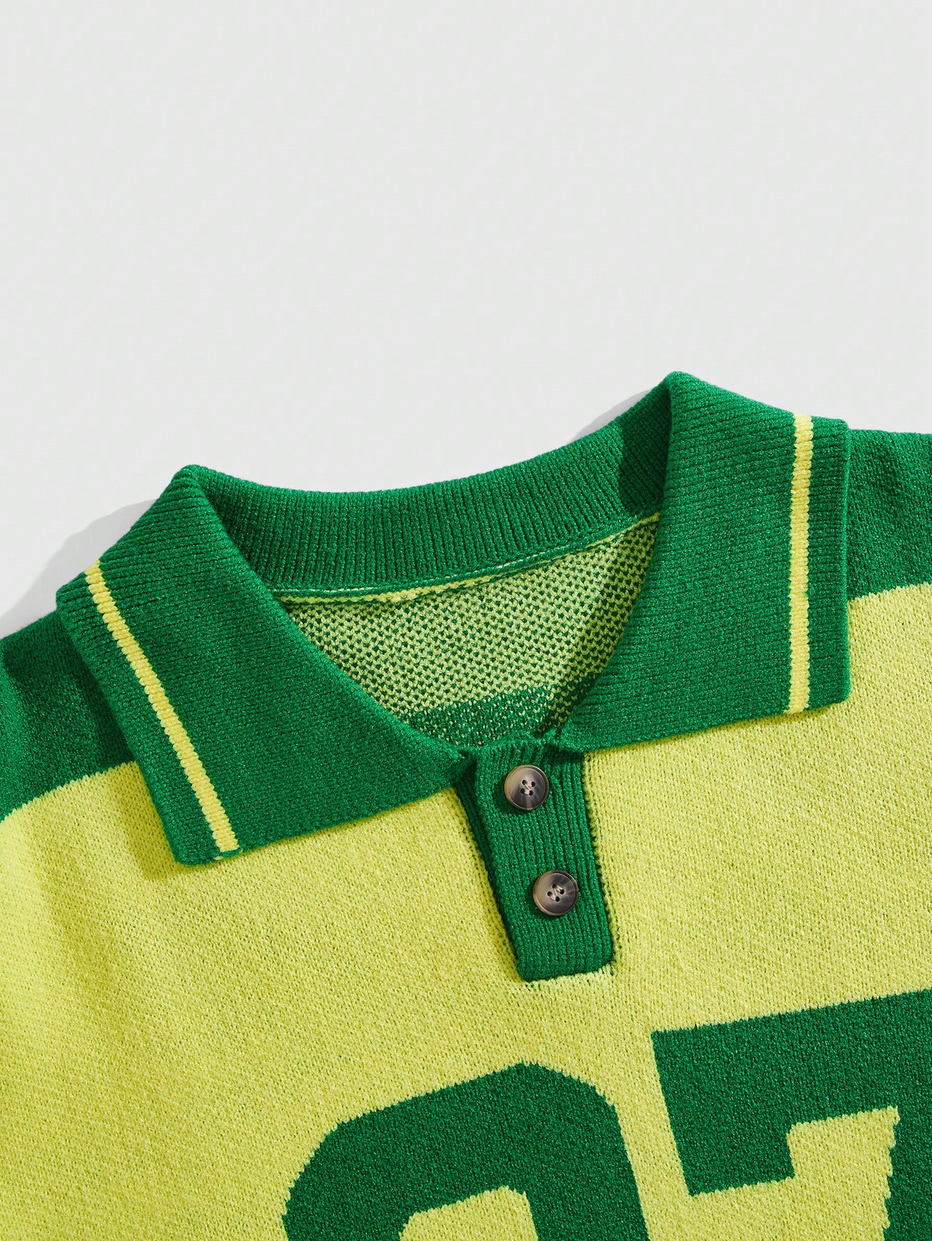 Men's Loose Knit Short Sleeve Knit Top, School