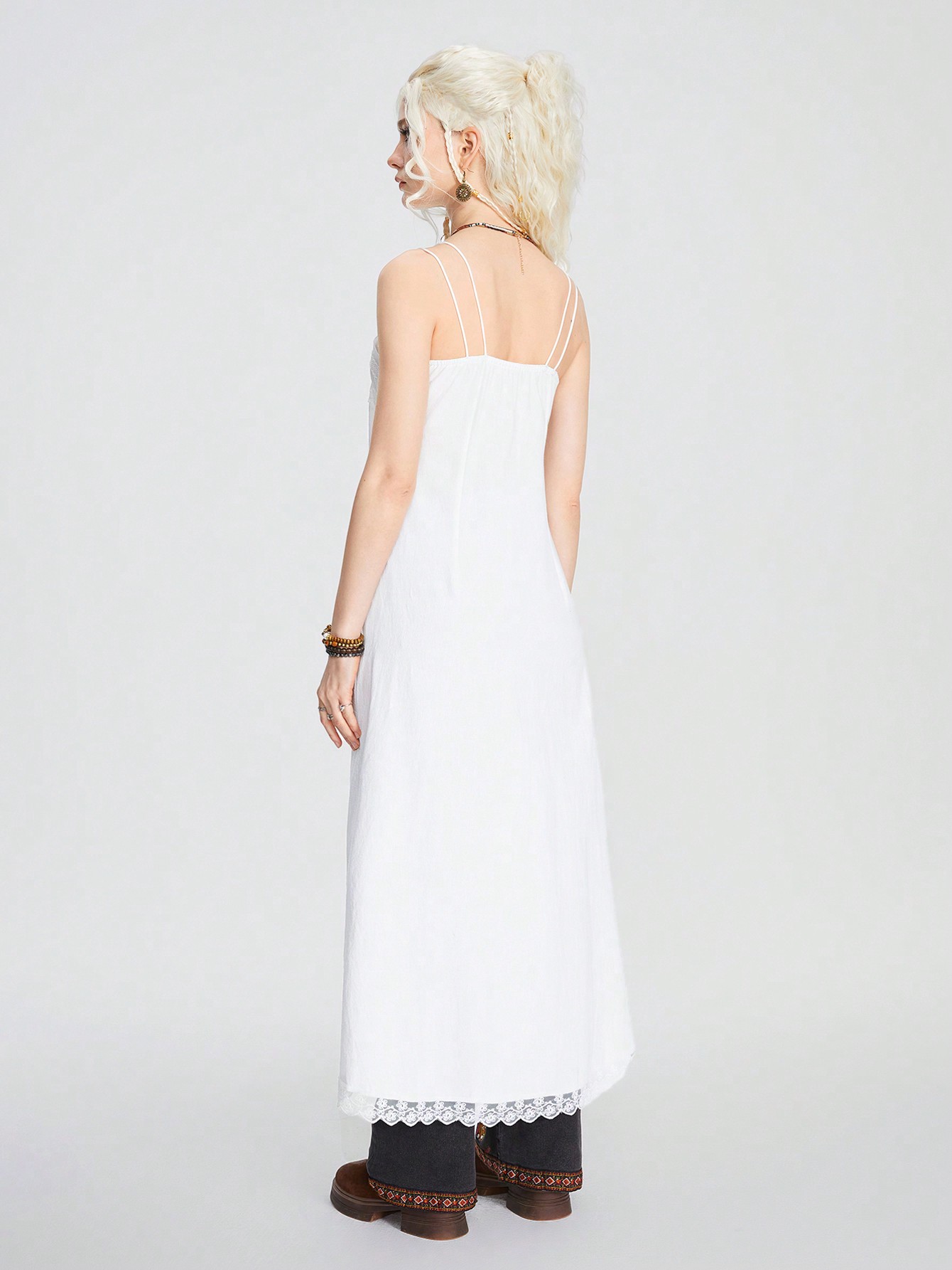 Hippie Women Bohemian Style Long Dress For Beach Vacation