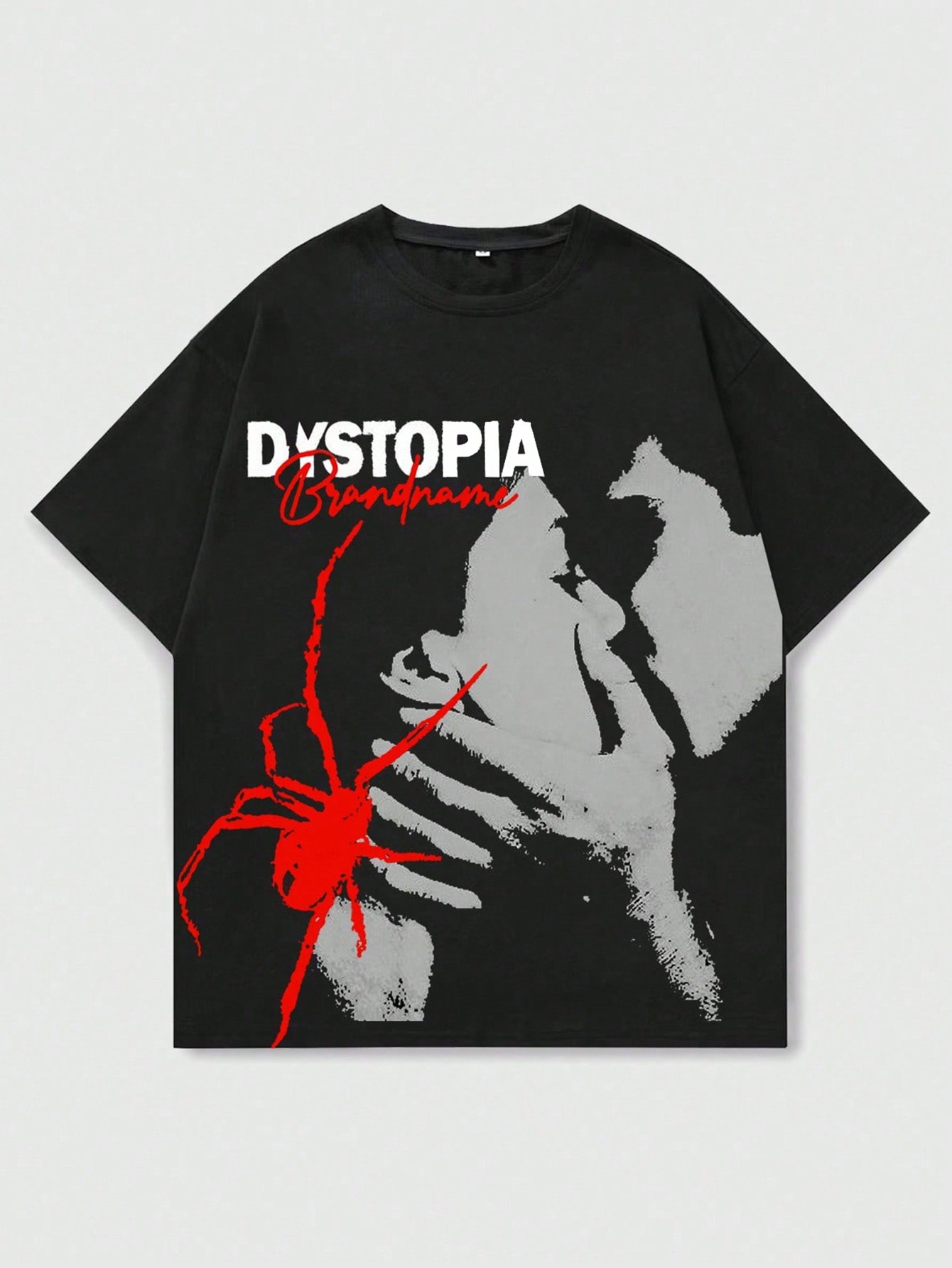 Street Life Men's Silhouette Figure Print T-Shirt, High Street Vintage Style, School