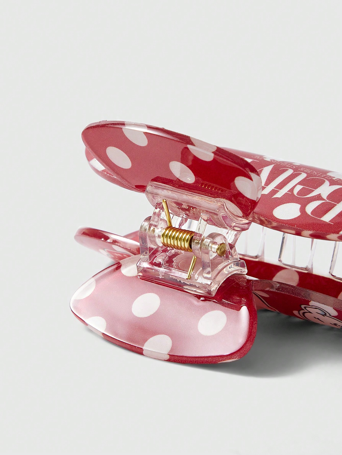 Betty Boop | ROMWE 1pc Back To School Polka Dot Hair Clip, Valentines