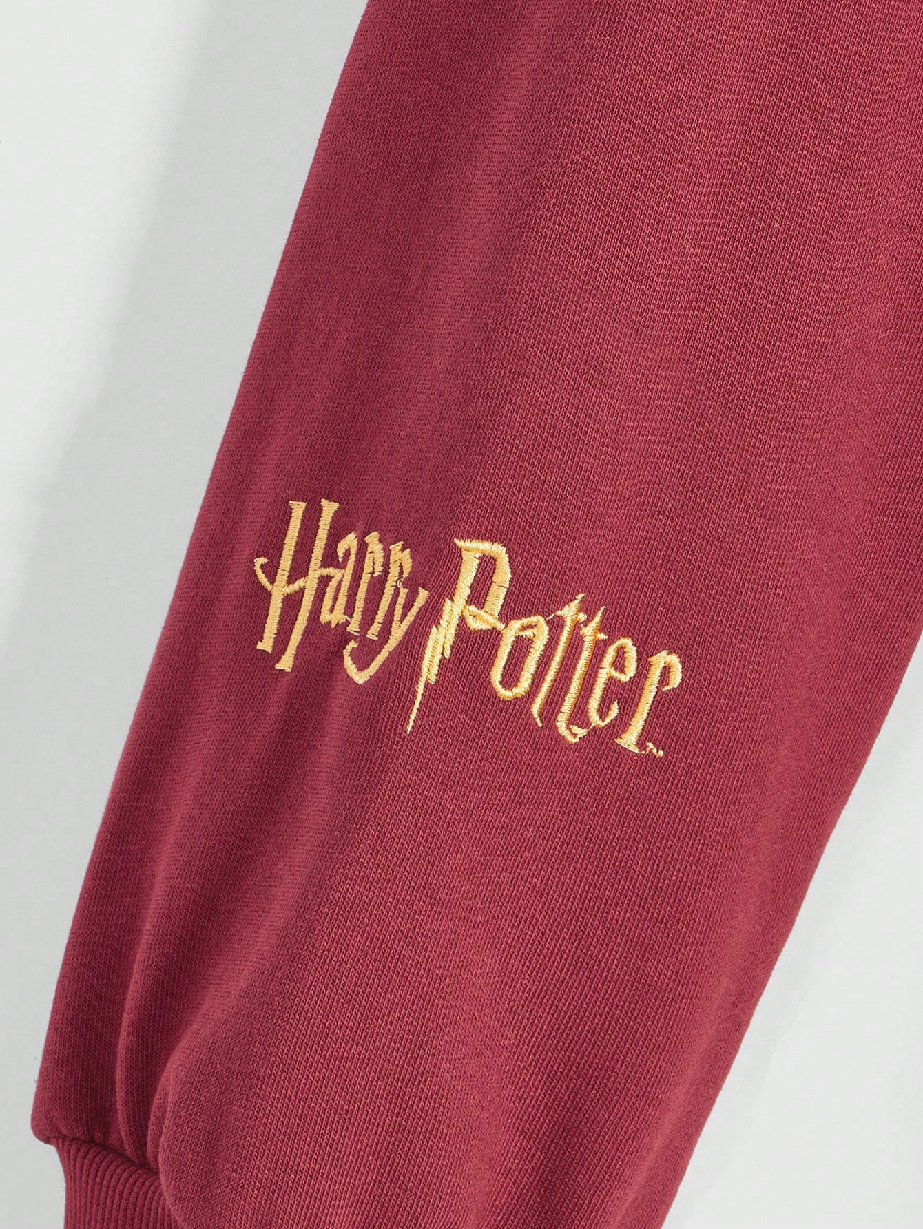 Harry Potter | ROMWE Plus Size Women Embroidered Design Loose Fit Sweatshirt