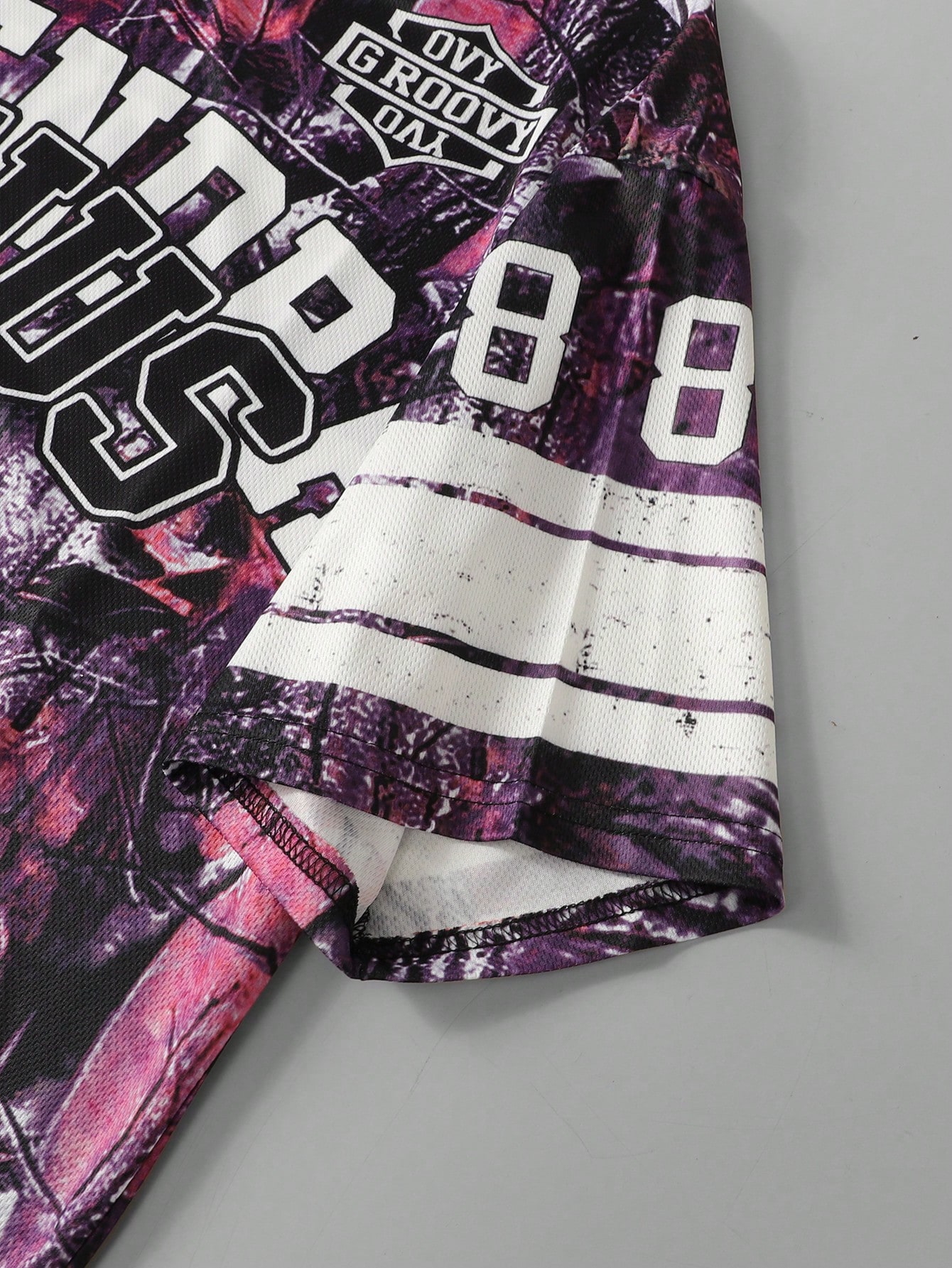 Street Life Men's Branch & Dead Wood Camouflage Print Short Sleeve T-Shirt, Streetwear Summer