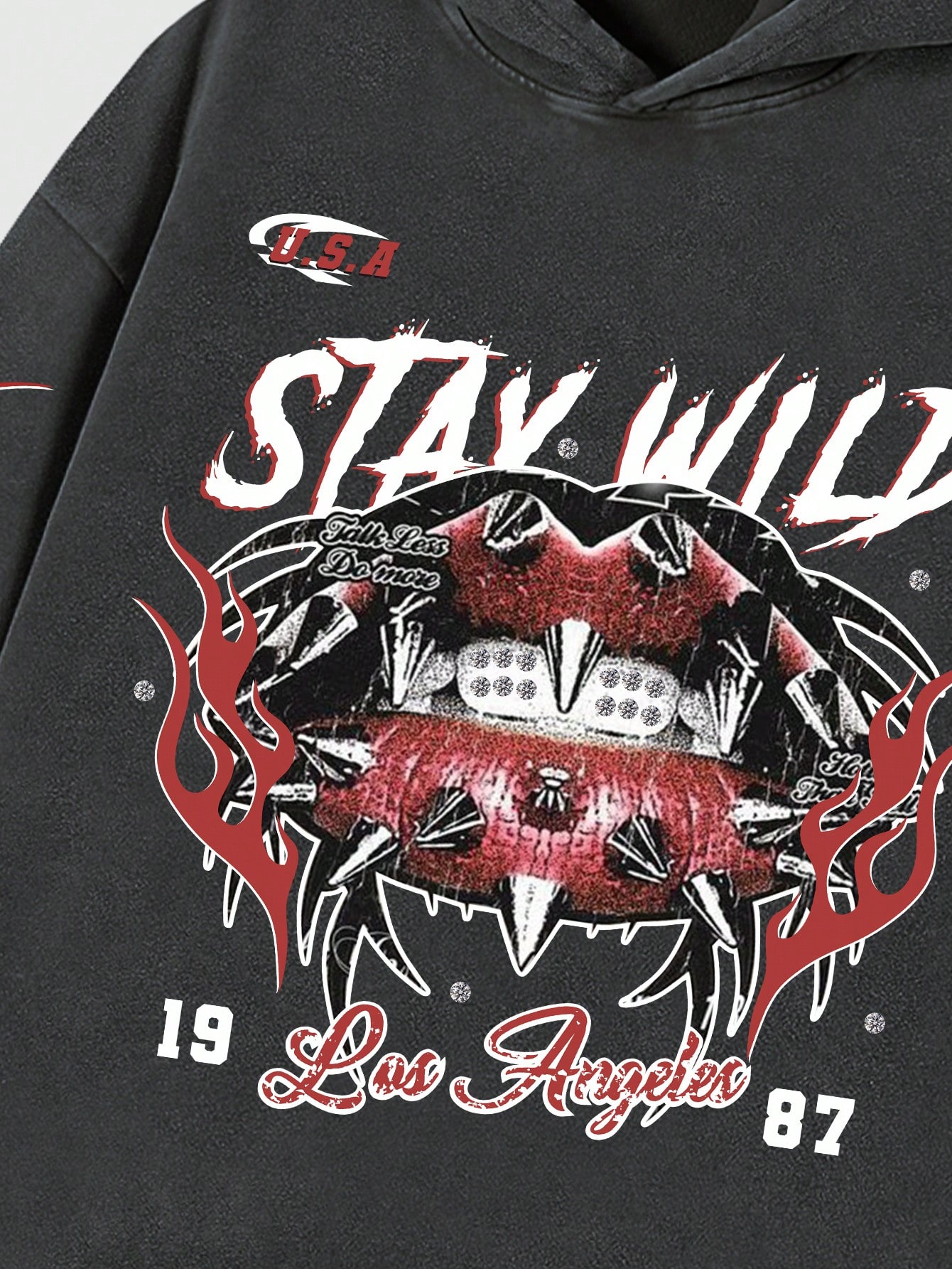 Street Life Men's Printed Long Sleeve Hoodie