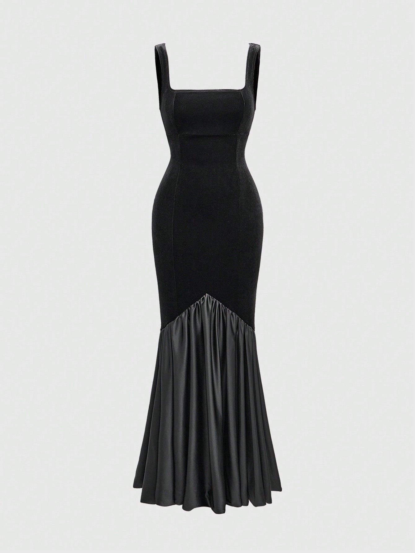 Goth Gothic Palace Party Backless Sexy Maxi Trumpet Mermaid Dress Ball Gown For Women