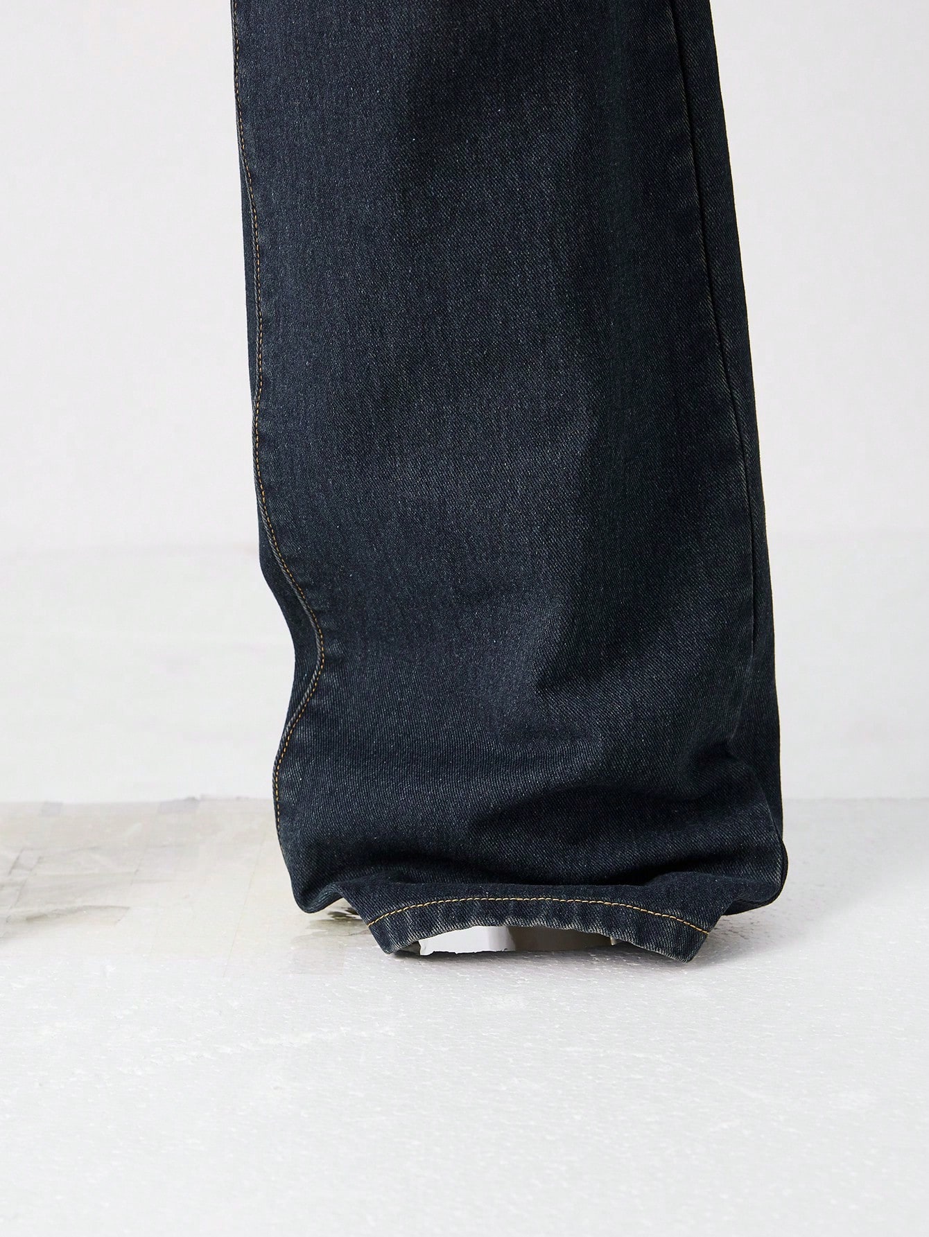 Street Life Men's Solid Color Casual Loose Fit Pocket Jeans