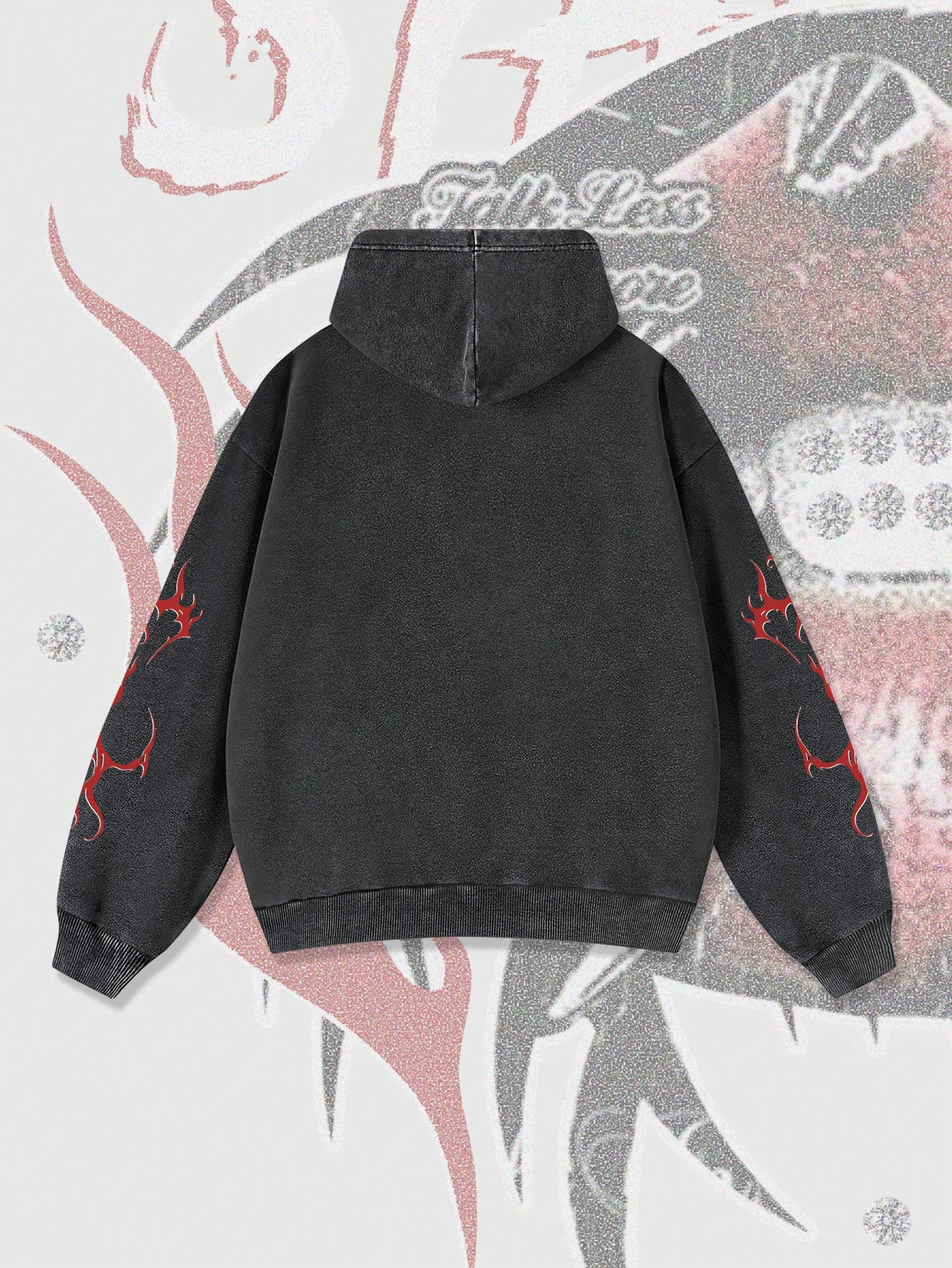 Street Life Men's Printed Long Sleeve Hoodie
