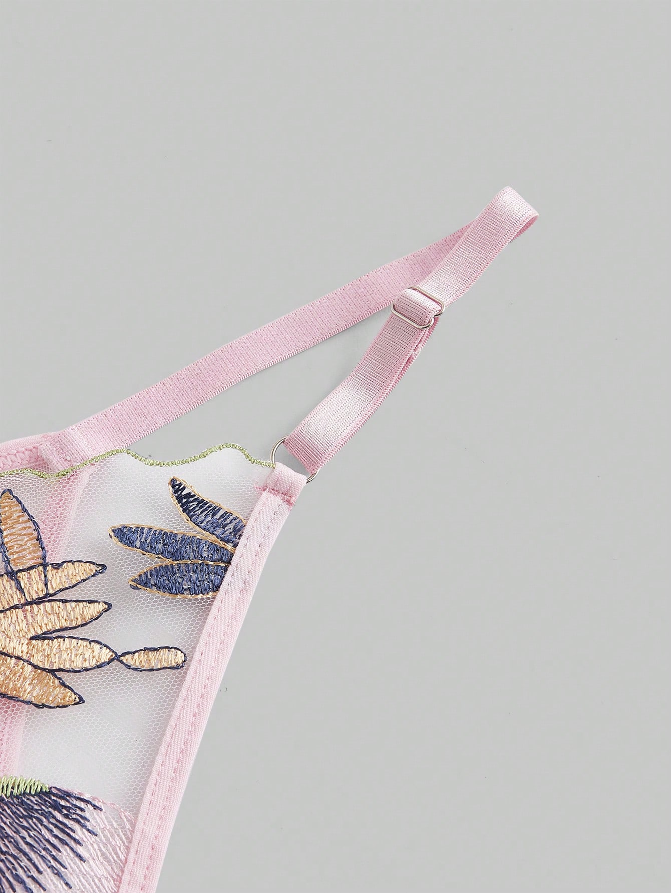 Fairycore Women's Embroidered Sexy Lingerie Set