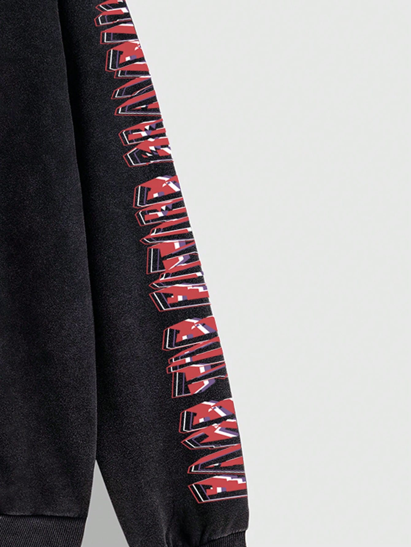 Street Life Men's Casual Snowflake, Letter And Cartoon Print Hooded Sweatshirt