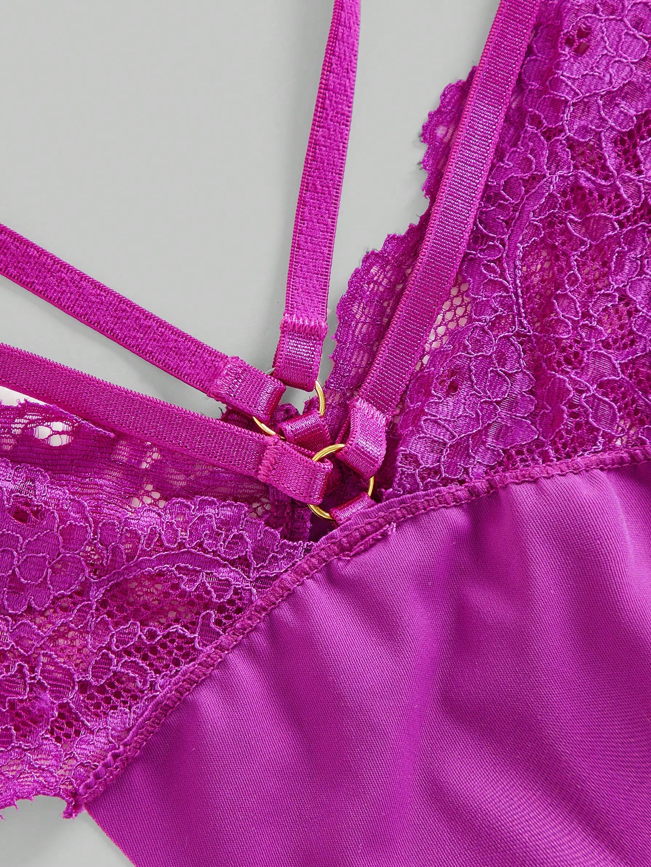 4pcs/Set Women Lace Trim Seamless G-String Panties