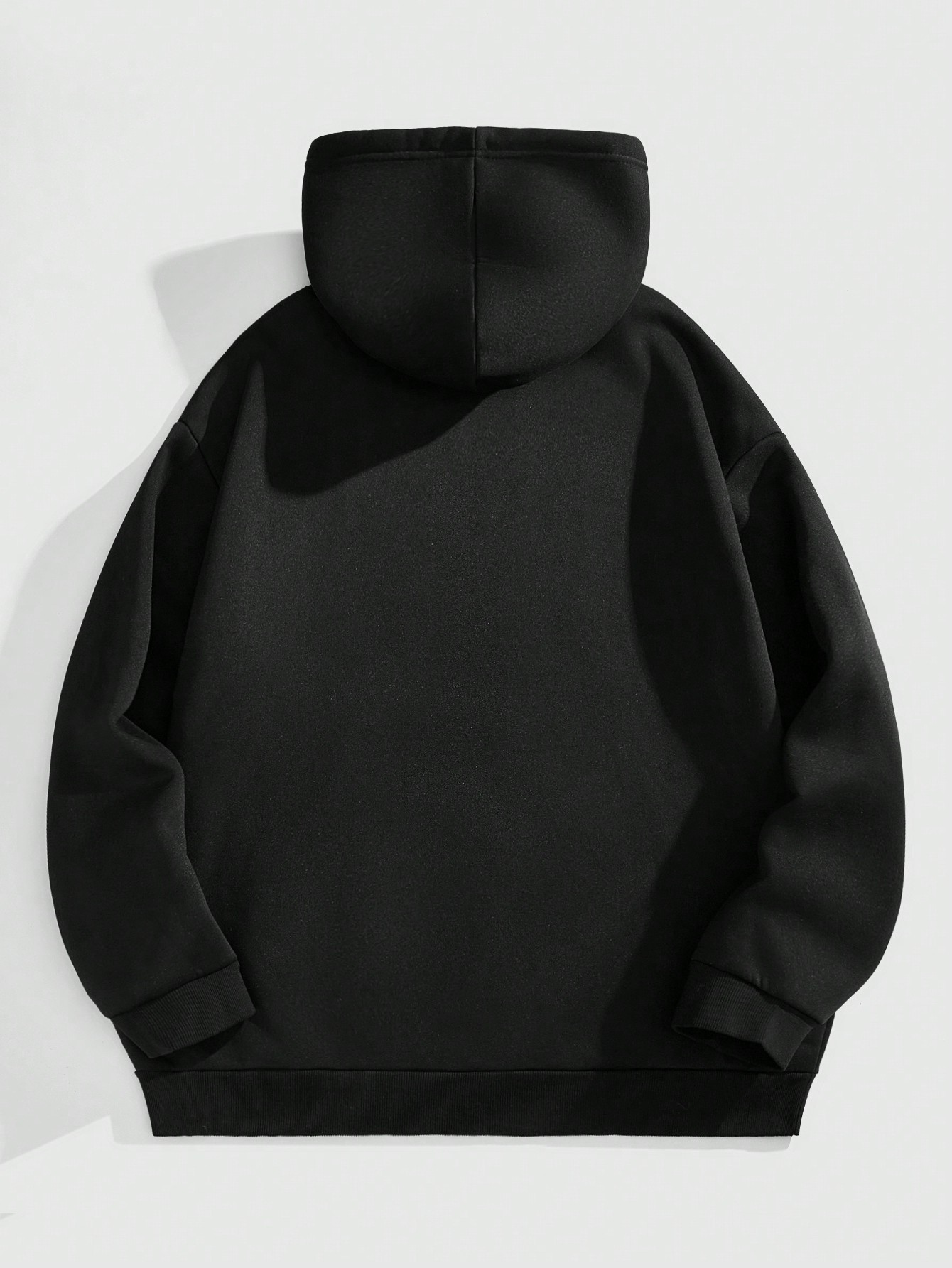 Street Life Men's Gothic Skeleton Hand Glow In The Dark Print Hoodie