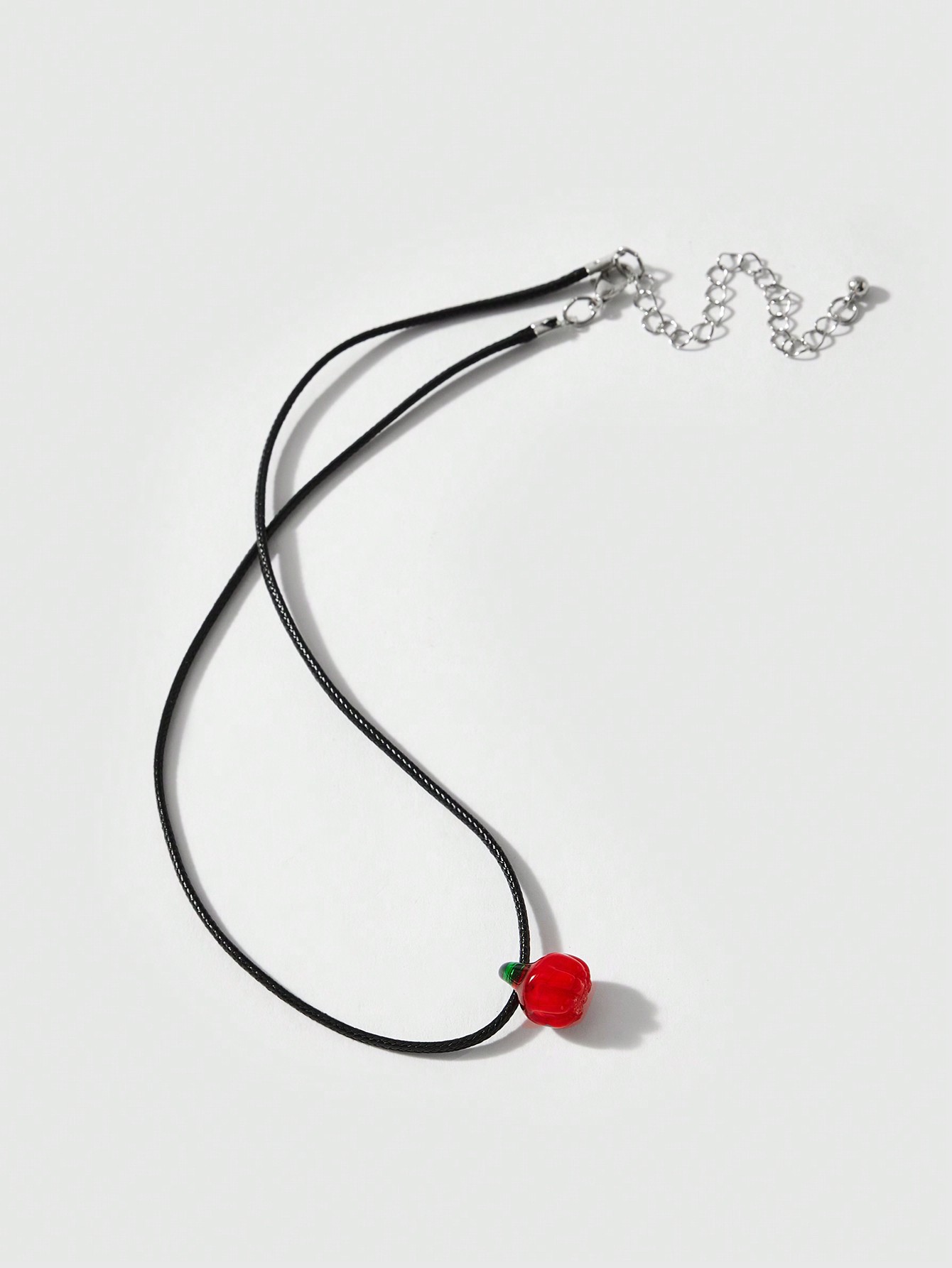 Fairycore 1pc Cute Minimalist Pumpkin Pendant Necklace