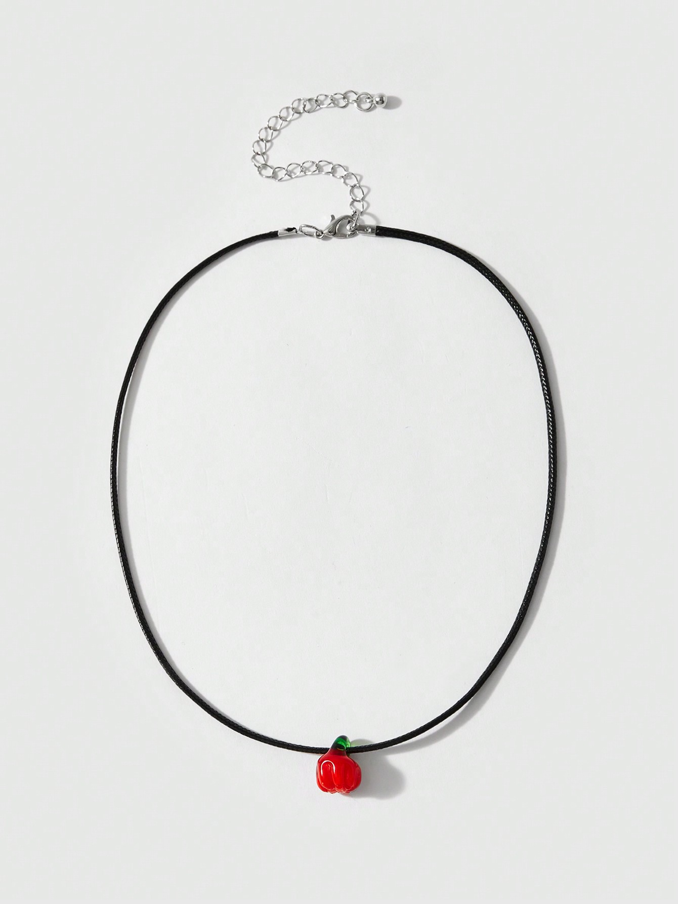 Fairycore 1pc Cute Minimalist Pumpkin Pendant Necklace