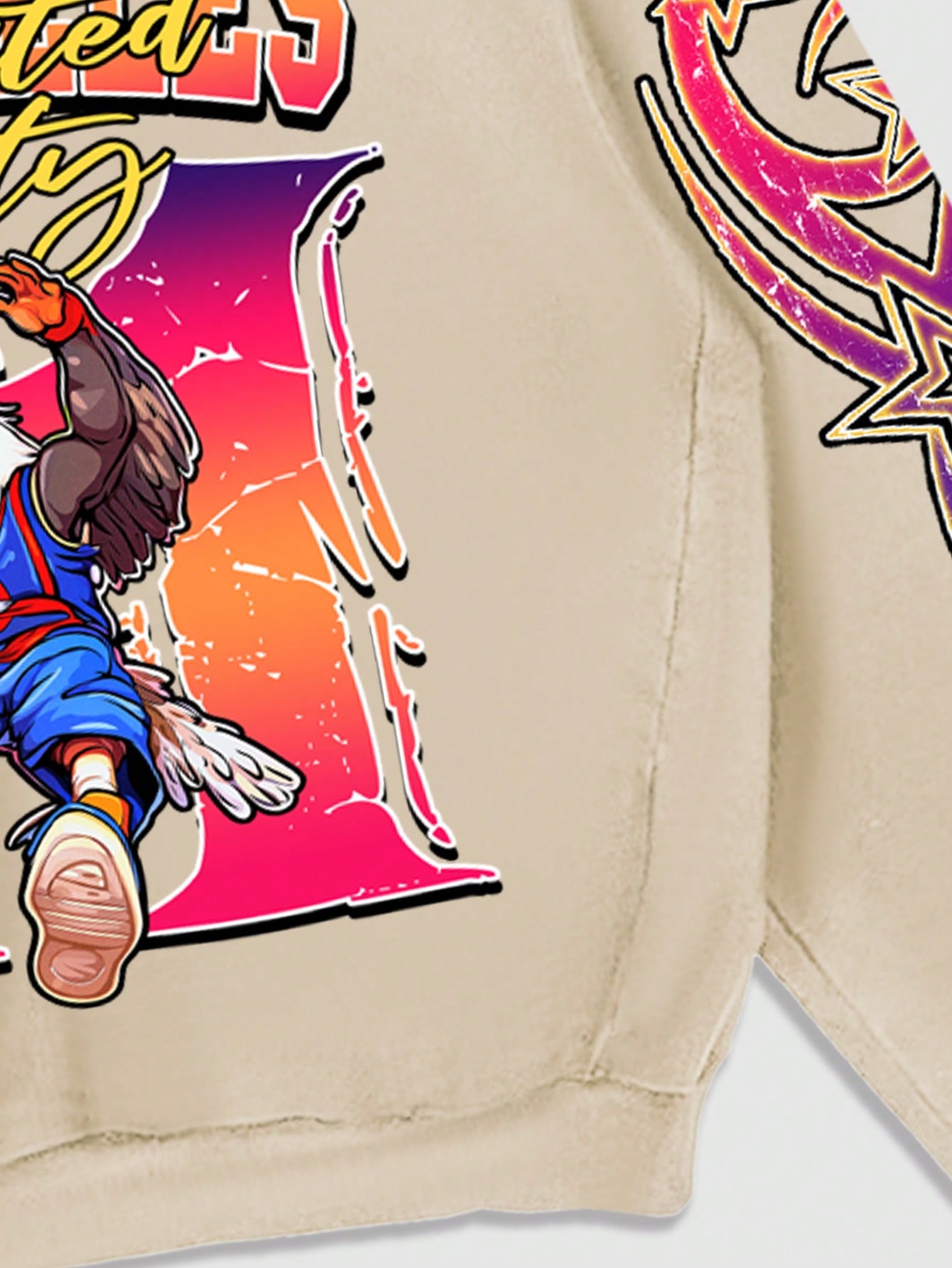 Street Life Men's Colorful Printed Hoodie Sweatshirt