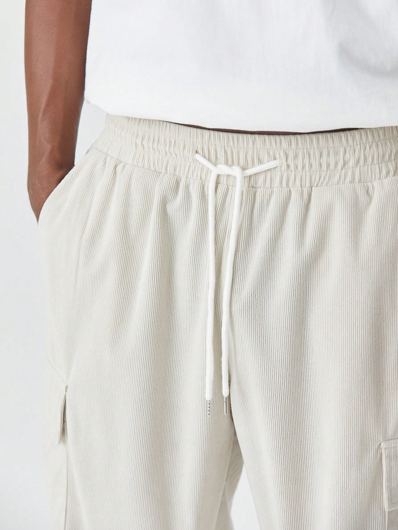 Street Life Men's Drawstring Daily Casual Solid Color Simple Fashion Trend Wear Trousers