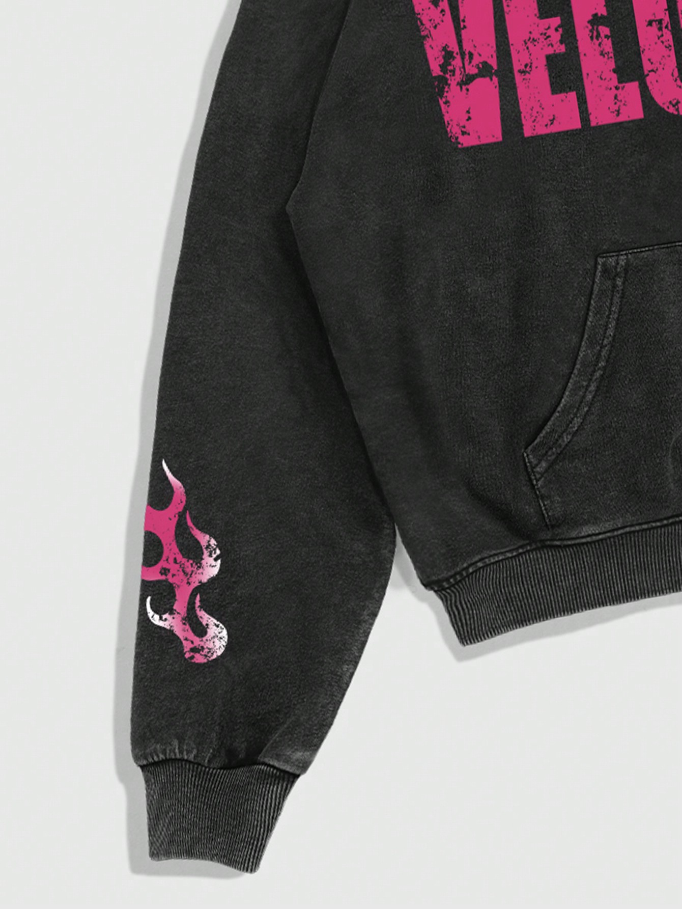 Street Life Men Casual Printed Letter & Number Zip-Up Hoodie