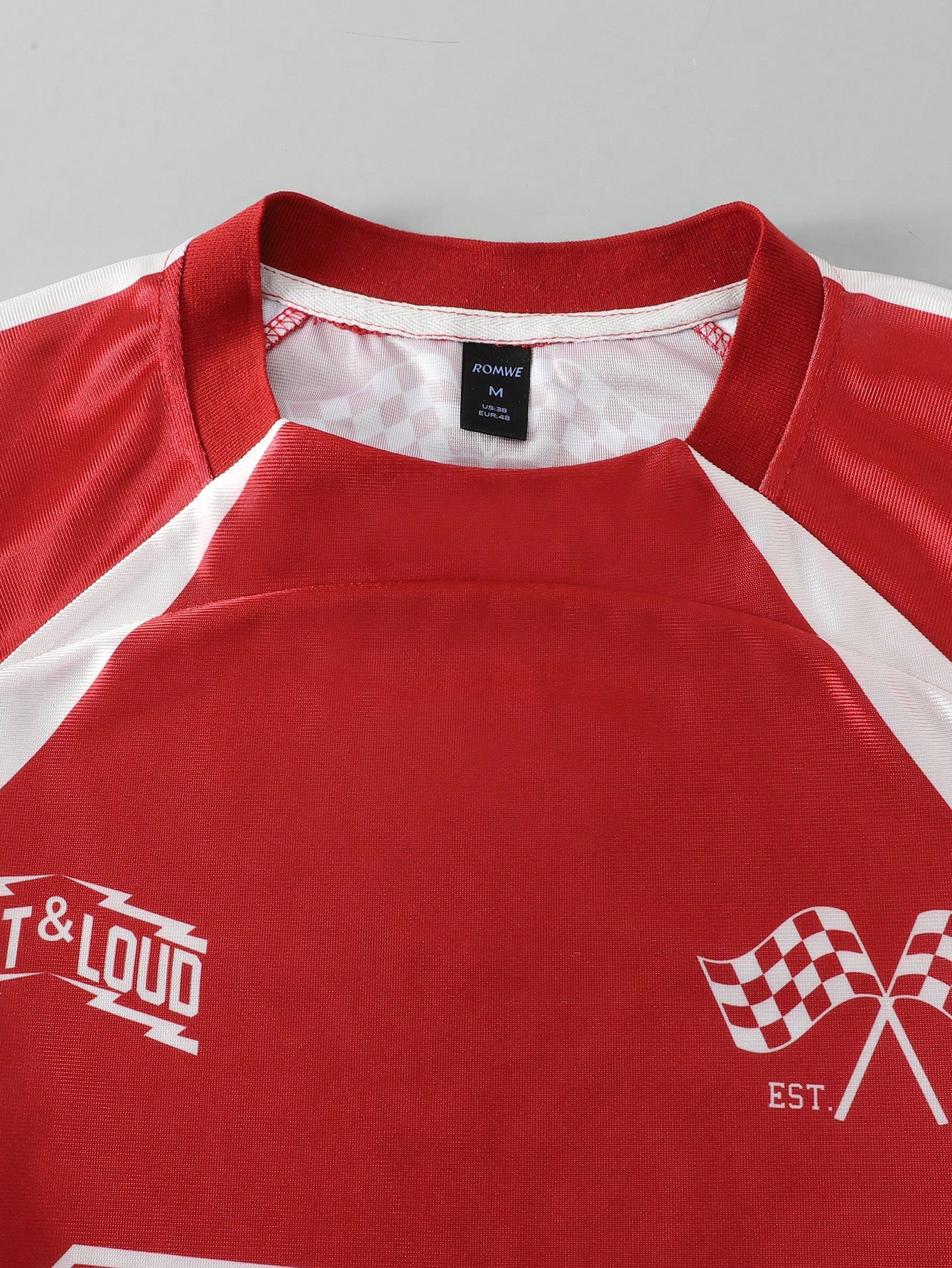 Street Life 1pc Men's Long Sleeve Sports Jersey T-Shirt, Athletic Street Wear