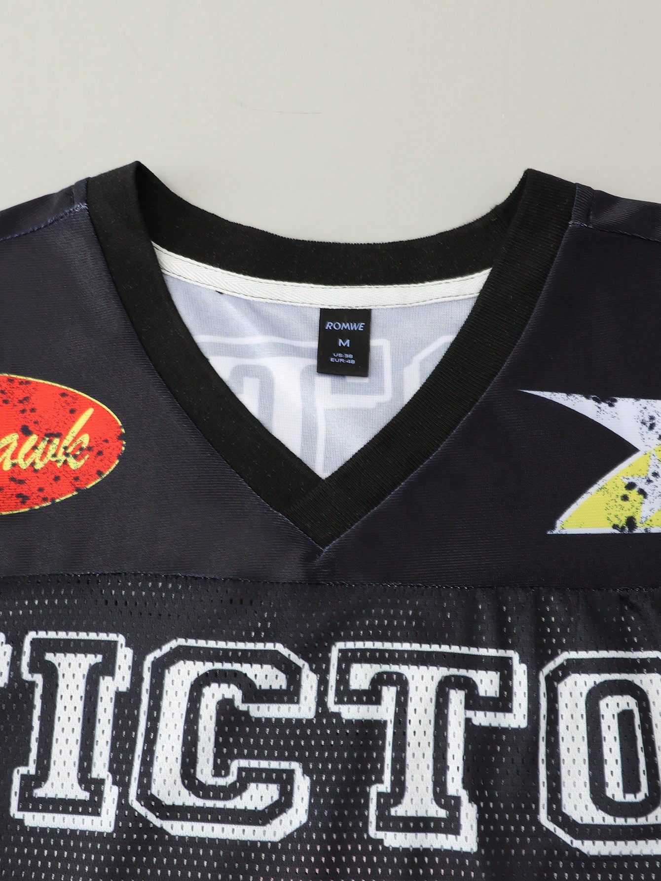 Street Life Men's No.23 Patchwork Sports T-Shirt, Sports Jersey, Street Style