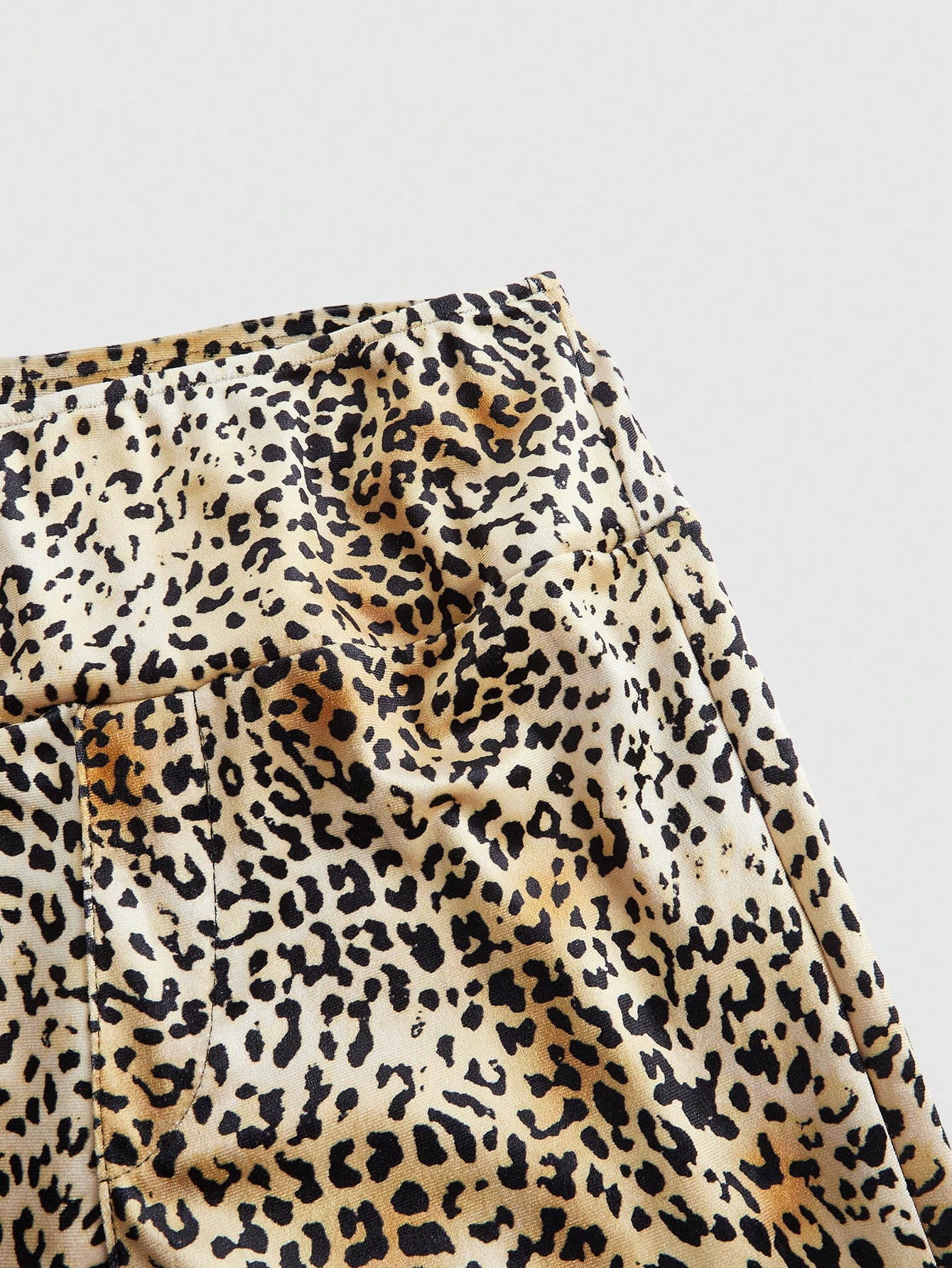 Women's Hippie Chic Leopard Print High Waist Flare Leg Pants