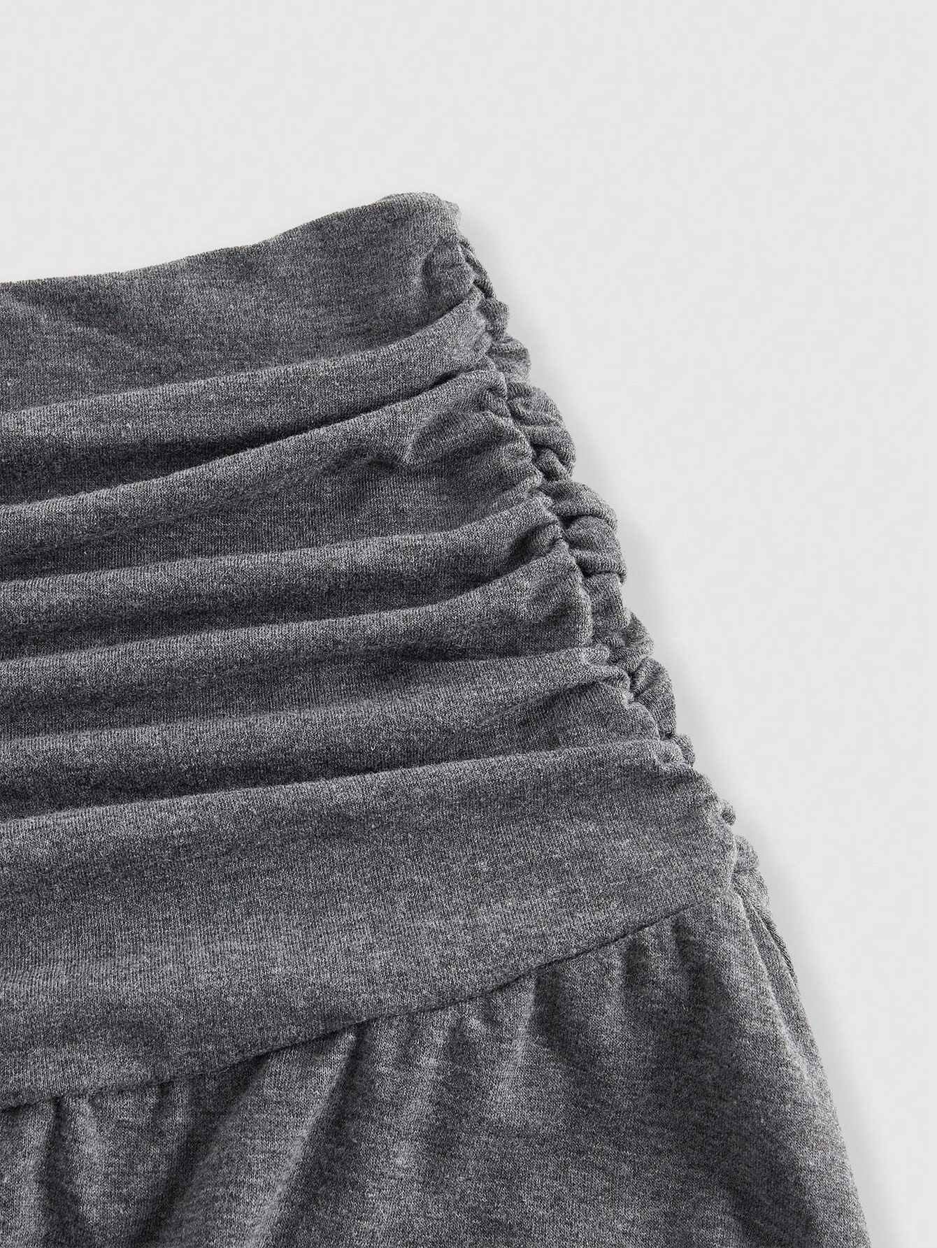 Fairycore Versatile Solid Color Waist Pleated Casual A-Line Skirt For Women