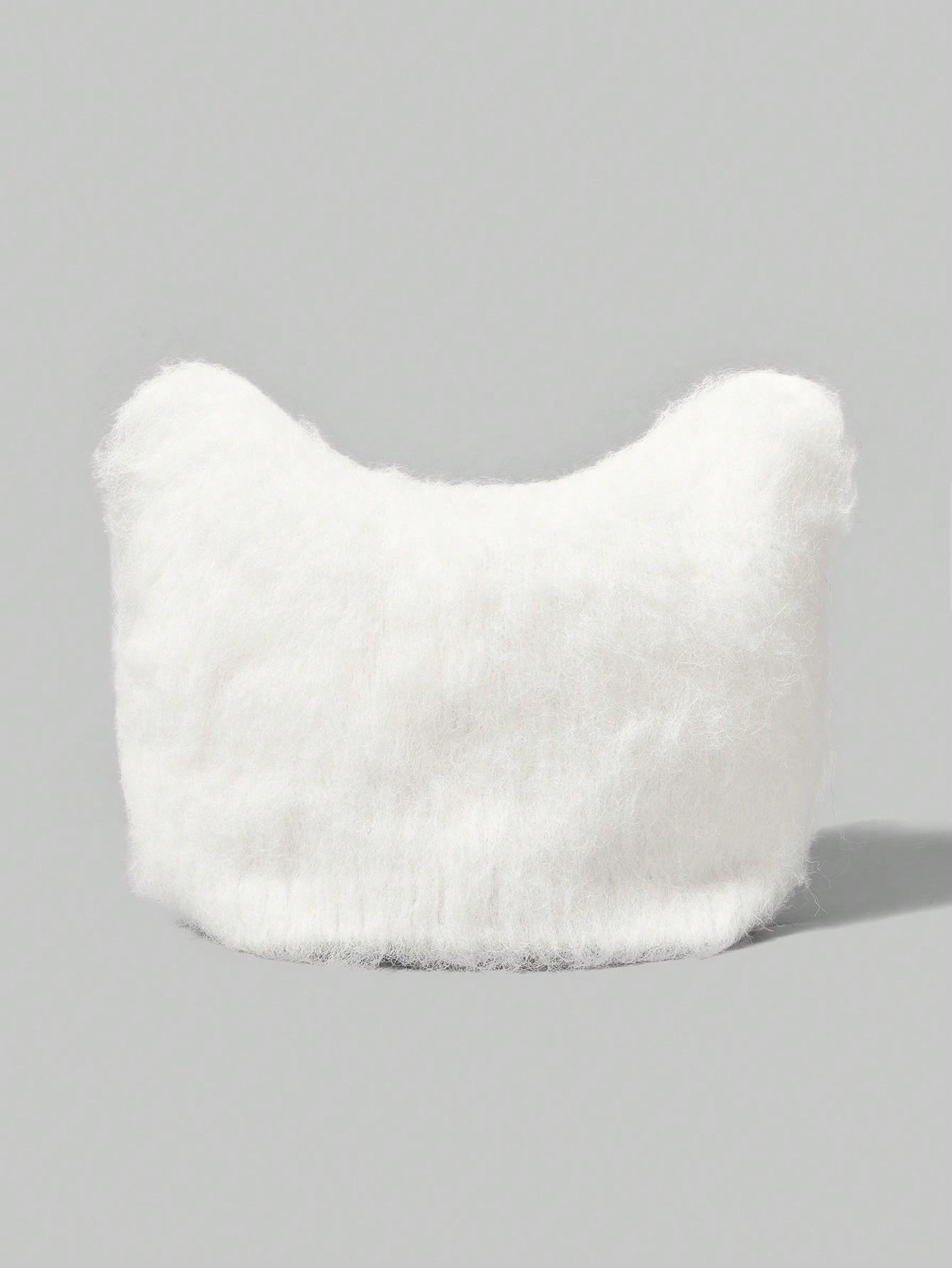 Kawaii 1pc Women Bow Knitted Hat, Suitable For Autumn And Winter Wear Valentines