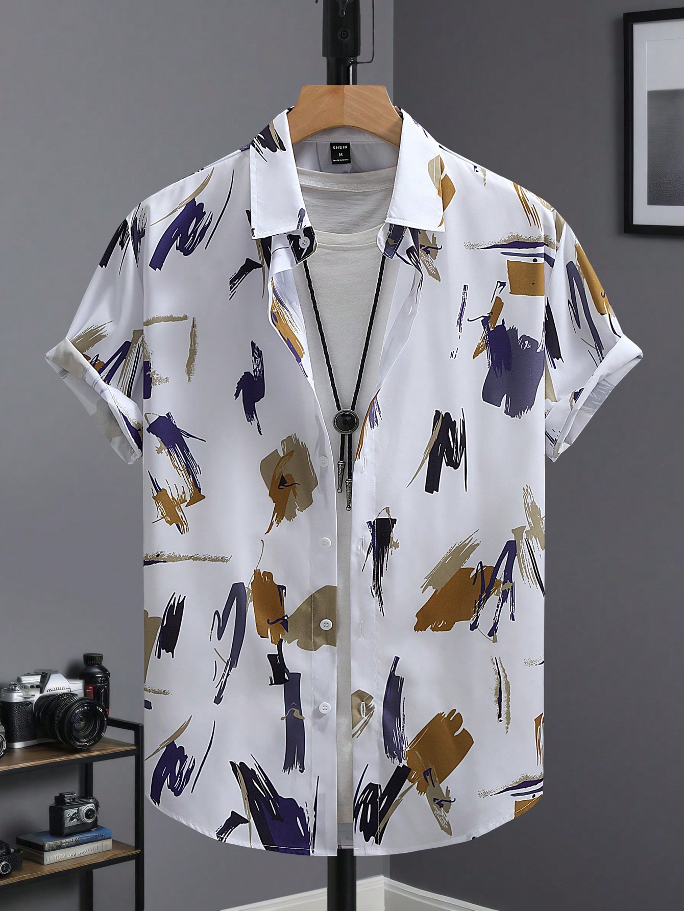 Guys Random Print Shirt Without Tee