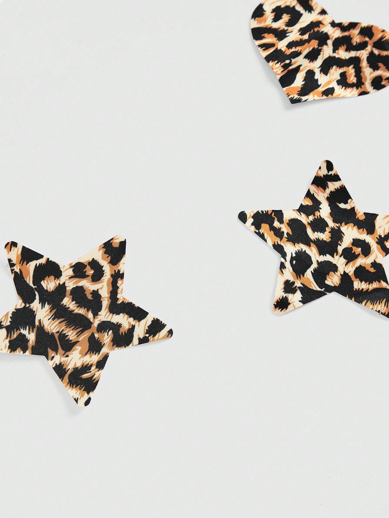 3 Pairs Y2K Leopard Print Disposable Breathable Nipple Cover Set