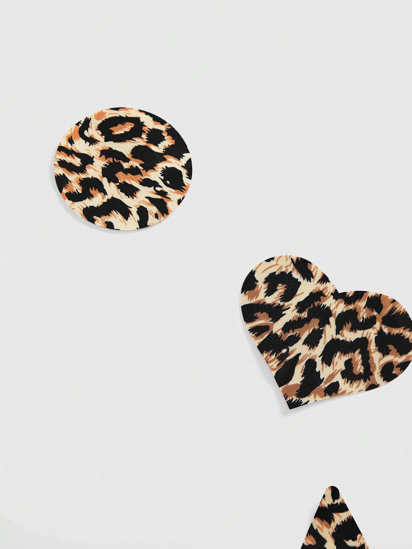 3 Pairs Y2K Leopard Print Disposable Breathable Nipple Cover Set