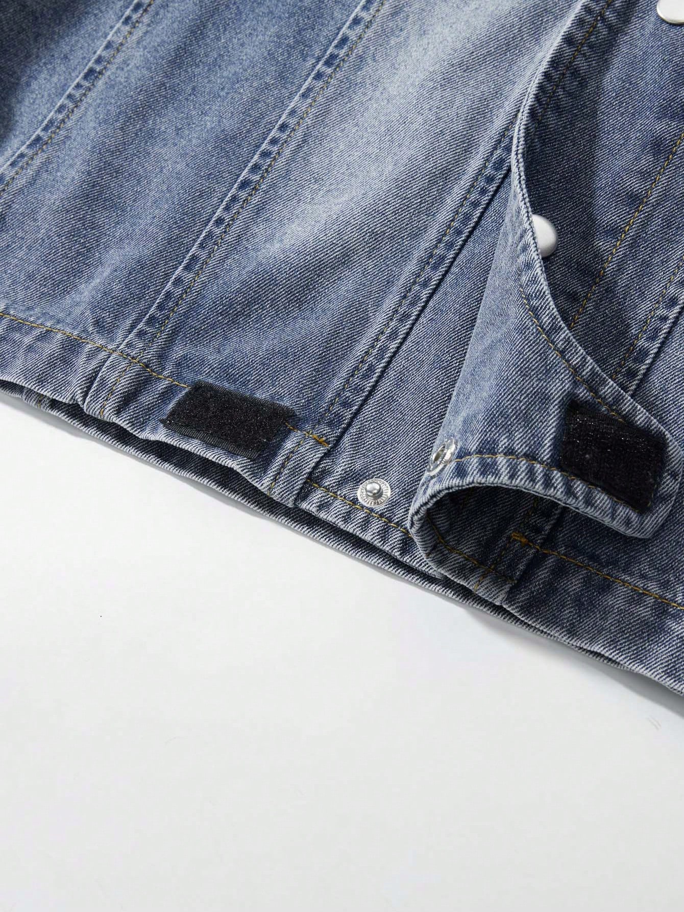 Street Life Men's Front Button Long Sleeve Simple Casual Denim Jacket