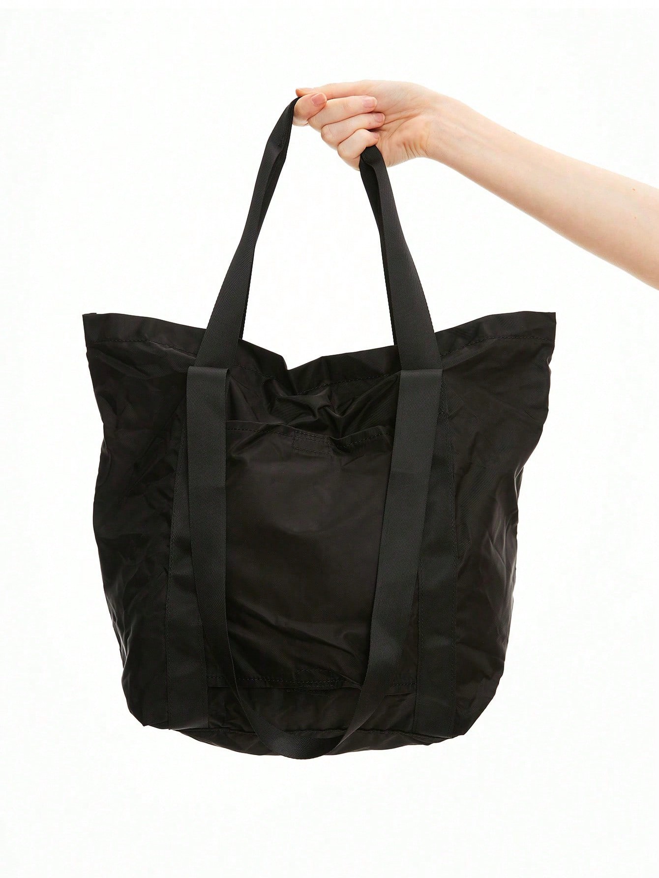 Kawaii 336027 Pattern Rabbit Bow Oxford Cloth Large Capacity Short Trip Waterproof Lightweight Handbag, Unisex, Can Be Folded And Used As Suitcase Luggage Bag