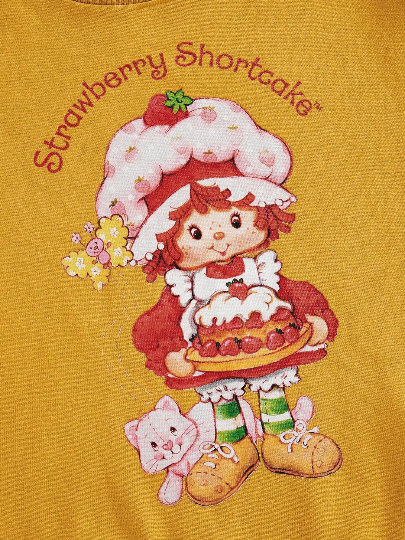 Women Fall Casual Cuter Cartoon Print Thermal Lined Sweatshirt