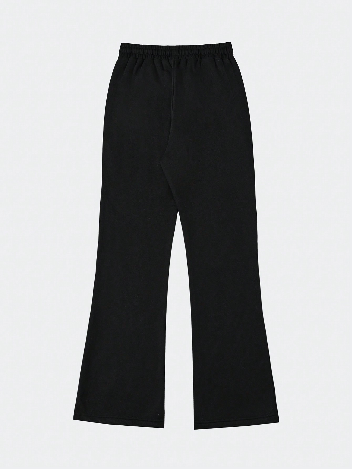 Street Life Men's Layered Flared Sweatpants With Striped Web Tape, Vintage Street Style Sports