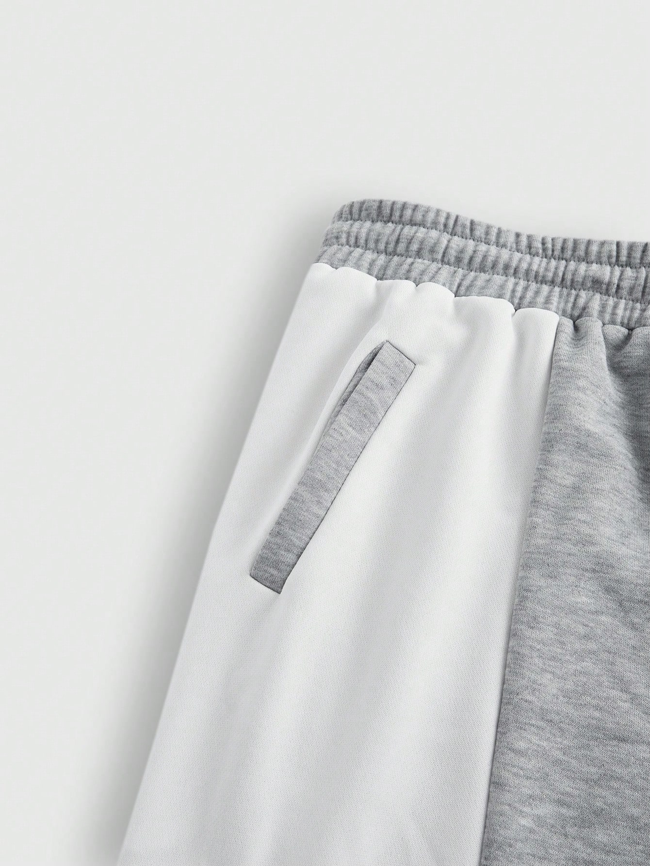 Street Life Men's Cross Graphic Pocket Colorblock Wide Leg Loose Casual Pants
