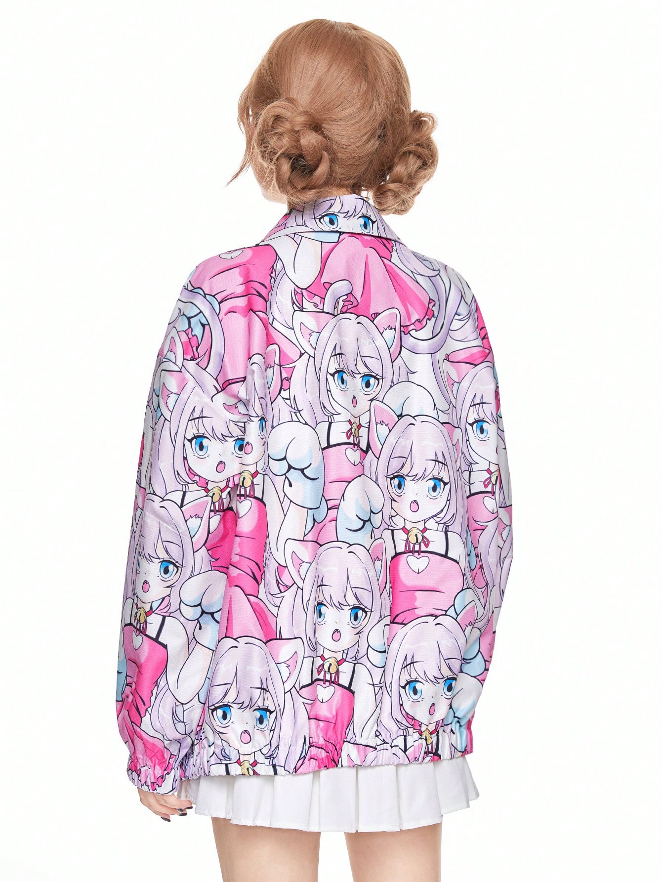 Anime Cute Cartoon Cat Girl Women Jacket