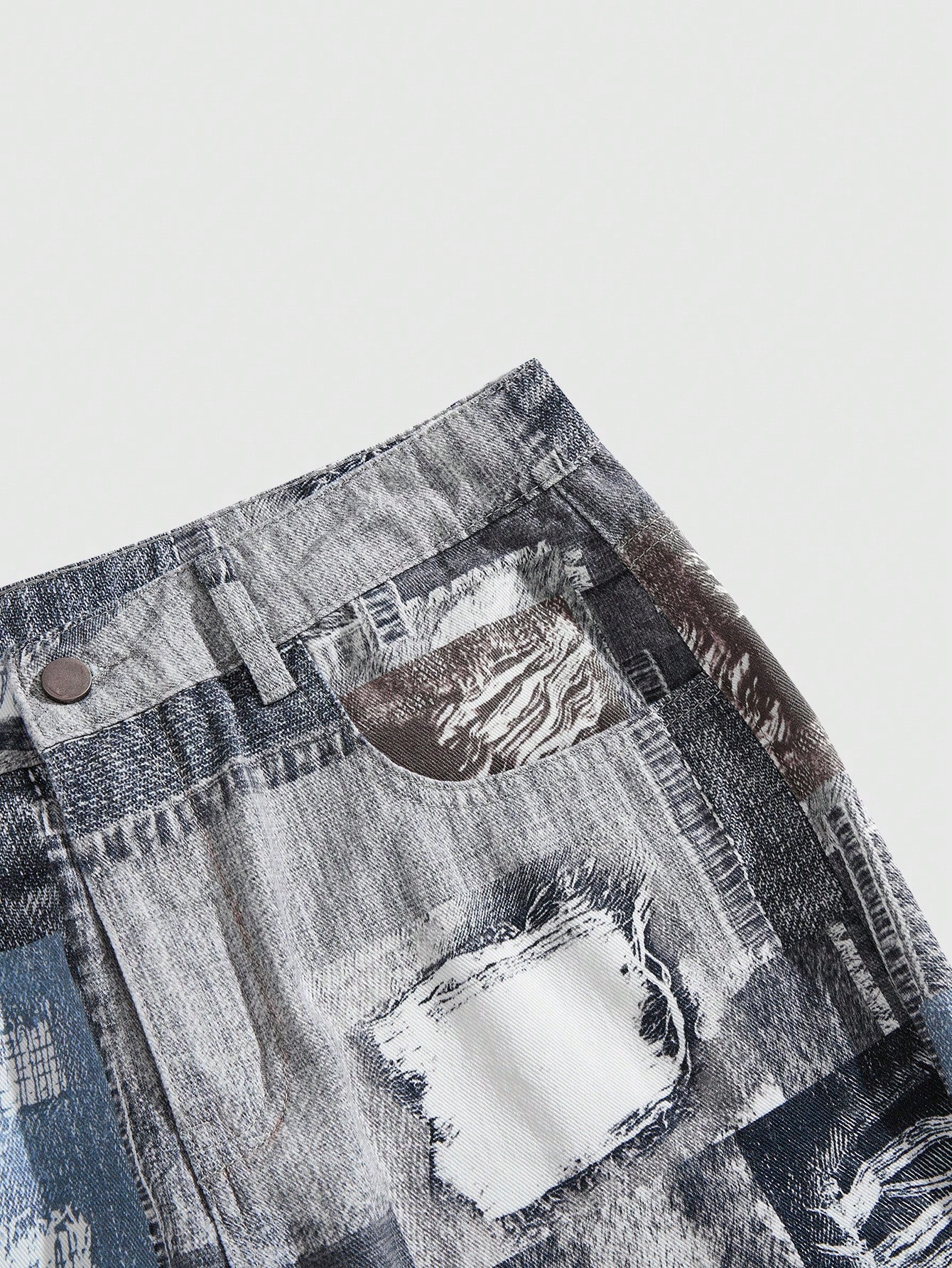Street Life Men's Vintage Trendy Casual Layered Flare Jeans With Pockets
