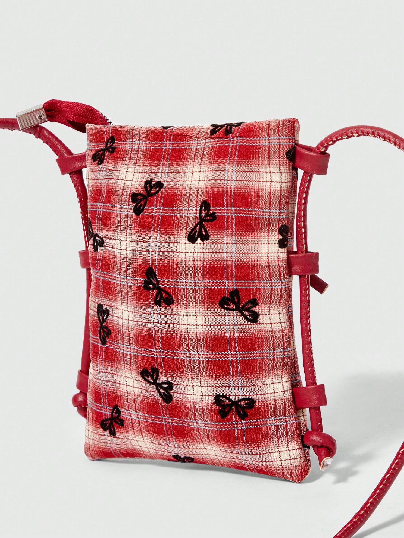 Kawaii 2024 New Mini Shoulder Bag Messenger Bag Rhombus Pattern Versatile Daily Bag