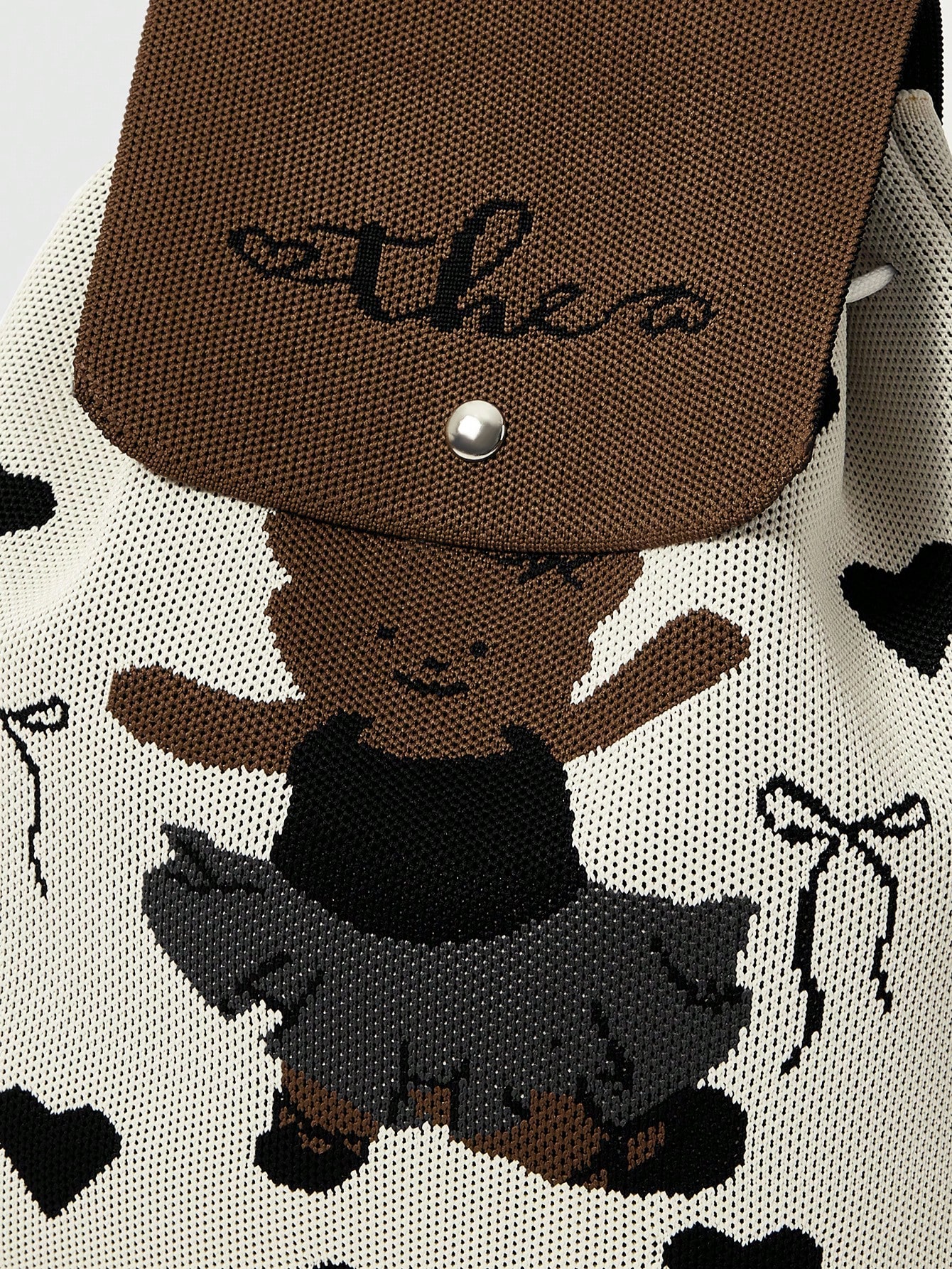 Kawaii Women's Fashionable Cute Cartoon Heart Print Backpack