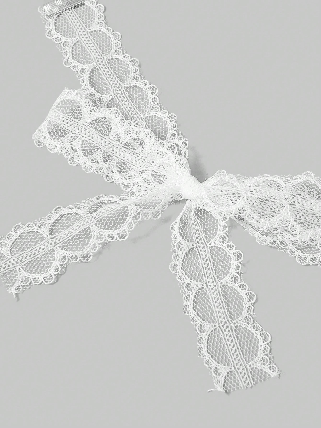 Kawaii 1pc Sweet Girly Ultra-Cute Lace Bow Choker Necklace