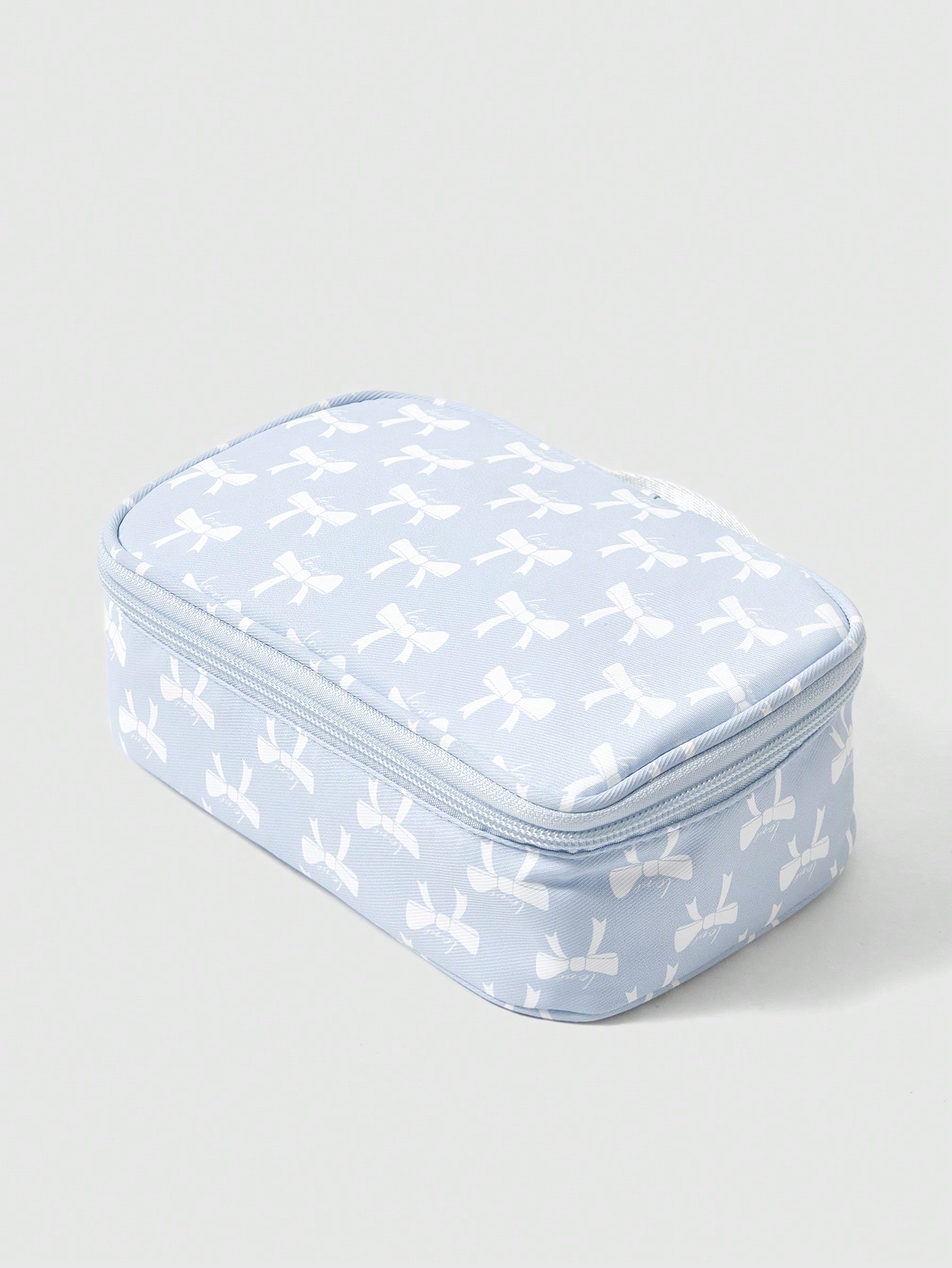 Kawaii Fashionable Versatile Bow Tie Knot Large Capacity Portable Cosmetic Bag 946665
