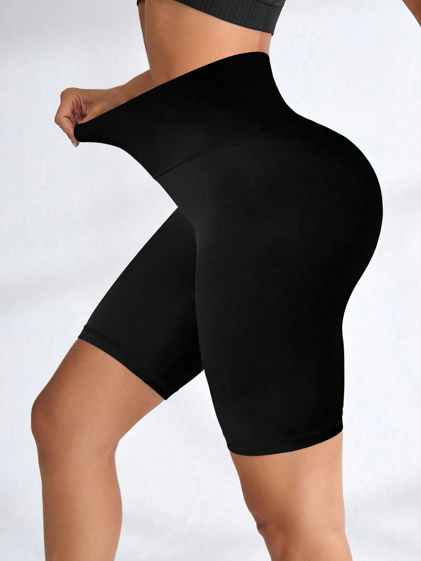 Softness Wide Waistband Sports Biker Shorts Biker Women Shorts Legging Shorts Stretchy Shorts