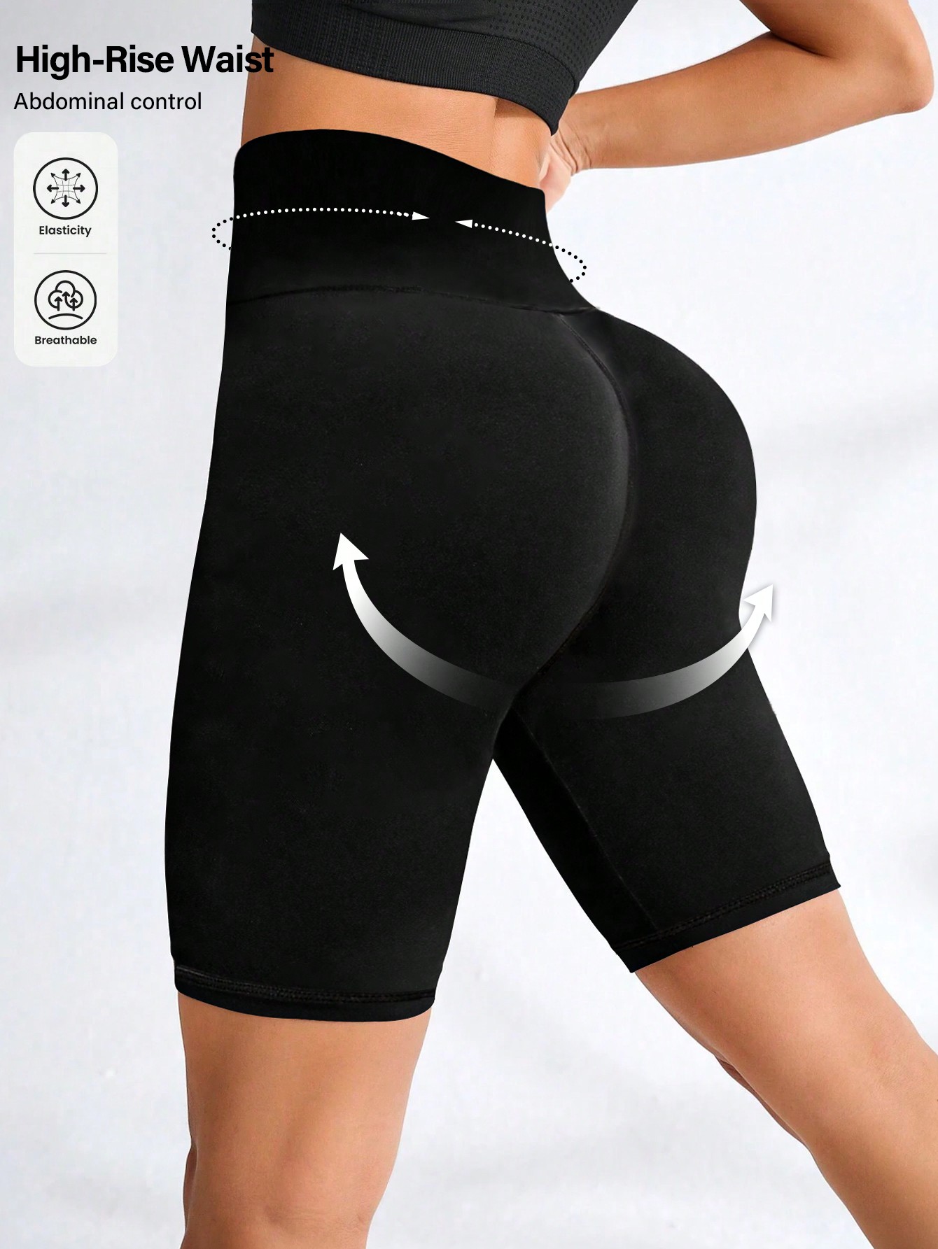 Softness Wide Waistband Sports Biker Shorts Biker Women Shorts Legging Shorts Stretchy Shorts