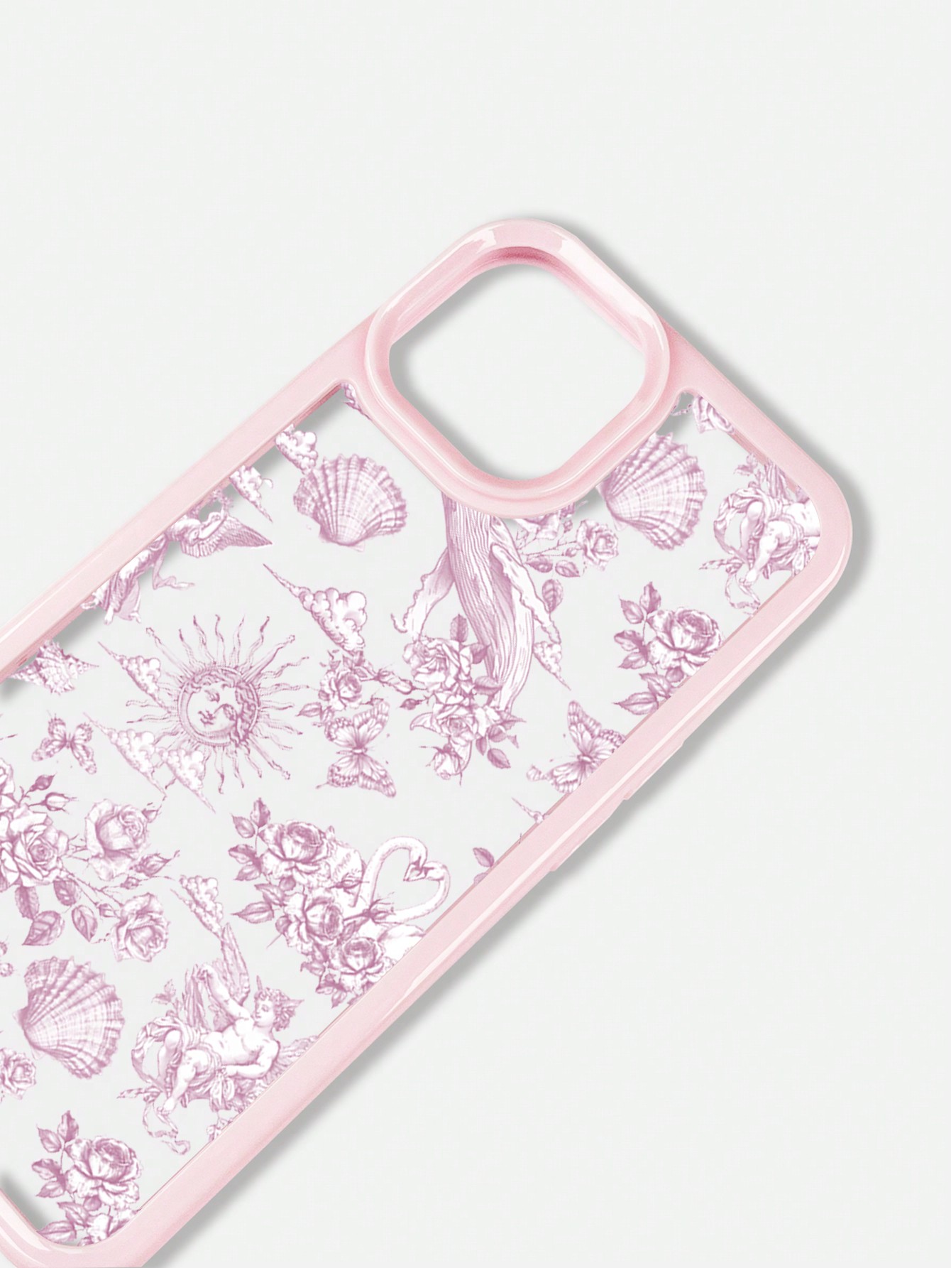 Fairycore 1pc Sun And Moon Print Phone Case Compatible With Iphone 11, 12, 13, 14, 15 Pro Max, 16