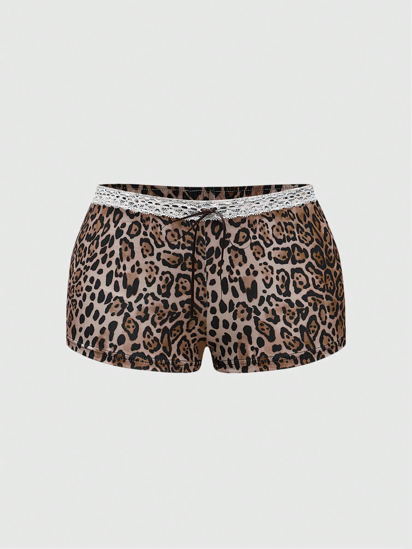 J-Fashion Y2K Style Women's Low Rise Leopard & Zebra Print Shorts