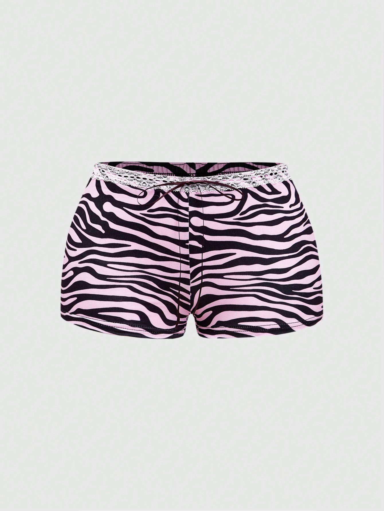 J-Fashion Y2K Style Women's Low Rise Leopard & Zebra Print Shorts