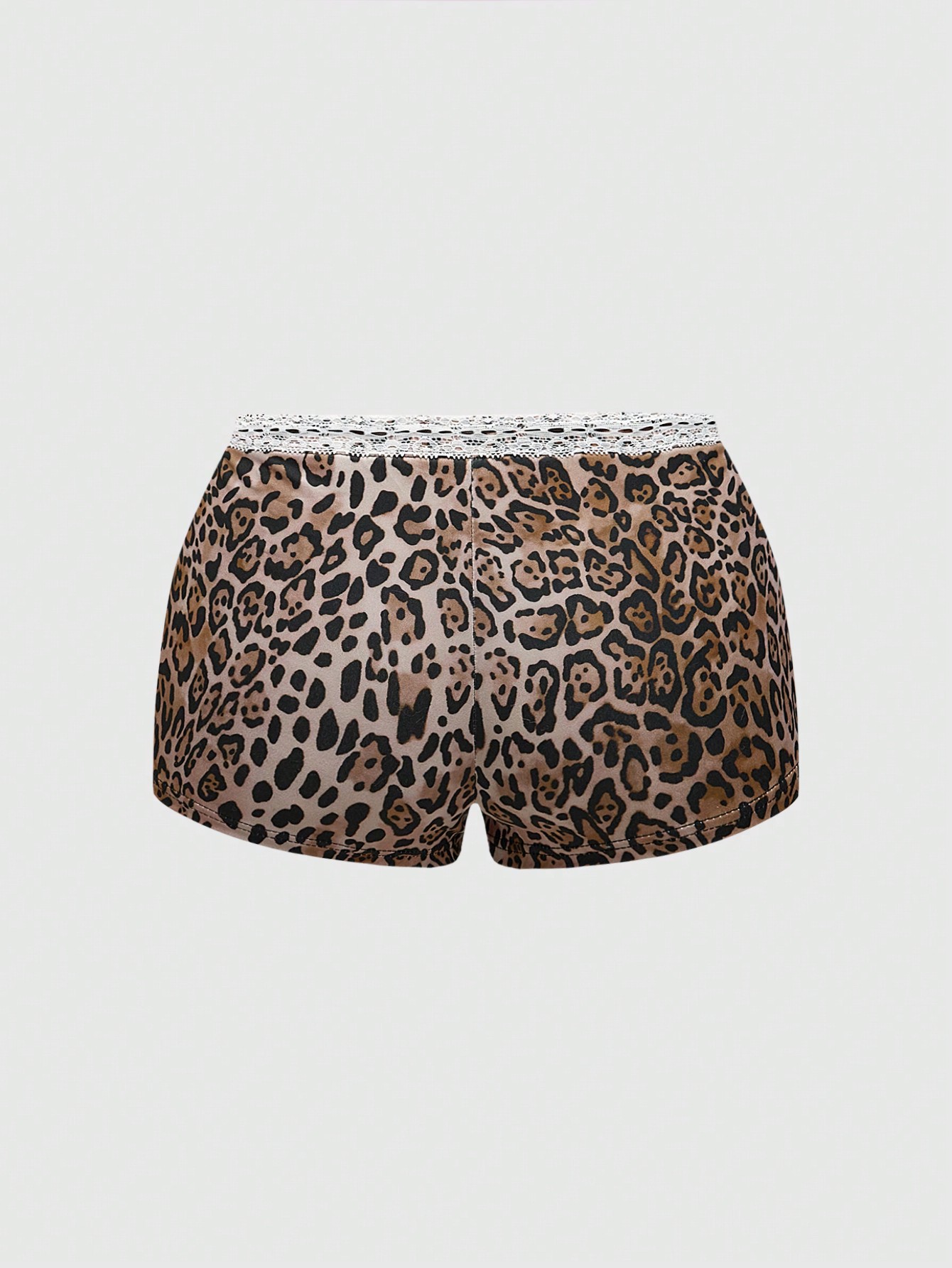 J-Fashion Y2K Style Women's Low Rise Leopard & Zebra Print Shorts